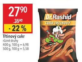 Třtinový cukr Dr. Rashid