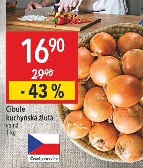 Cibule kuchyňská žlutá