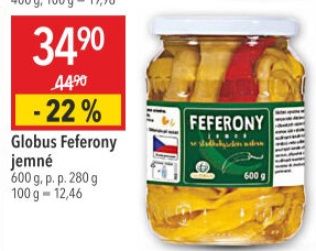 Feferony jemné Globus