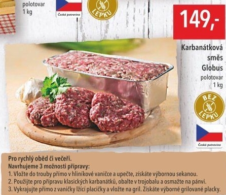 Karbanátková směs Globus