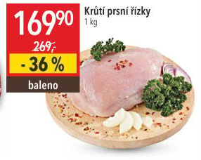 Krůtí prsní řízky