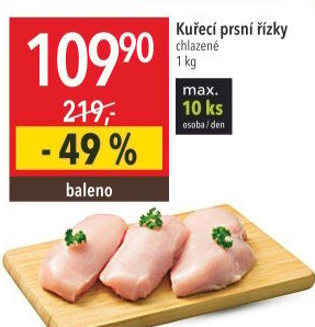 Kuřecí prsní řízky