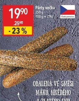 Pečivo Párty večka