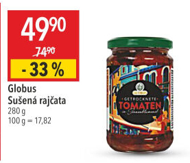 Sušená rajčata Globus