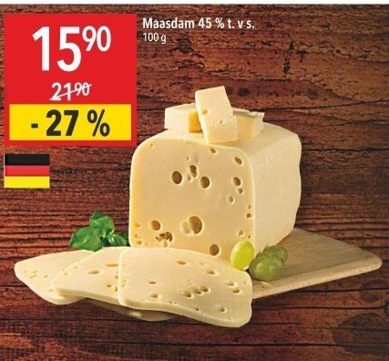 Sýr Maasdamer 45%