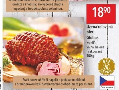 Uzená rolovaná plec Globus