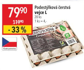 Vejce z podestýlky L Ovus