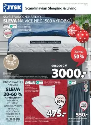 akční leták Jysk 18.10.2023-26.11.2023