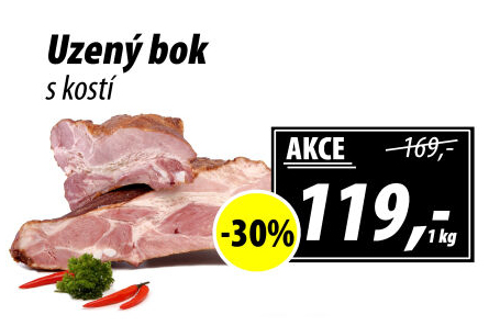 Uzený bok s kostí