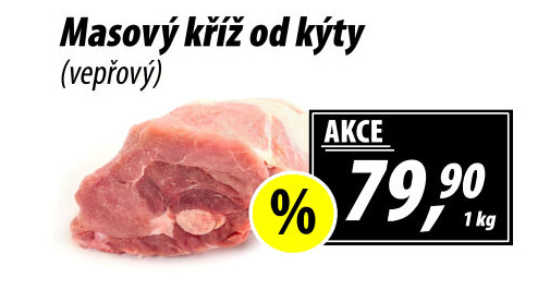Vepřový kříž od kýty