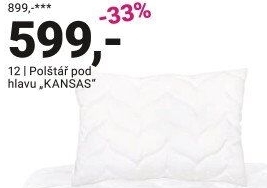POLŠTÁŘ POD HLAVU „KANSAS“