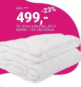 ZIMNÍ PŘIKRÝVKA „ZILLY WARM“