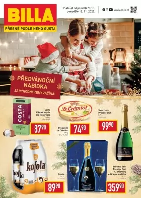 akční leták BILLA 23.10.2023-12.11.2023