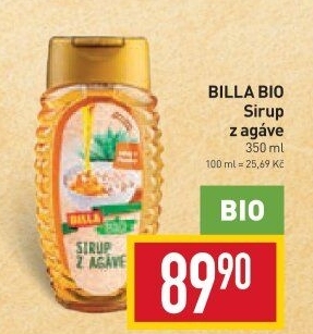 Agávový sirup Naše Bio Billa