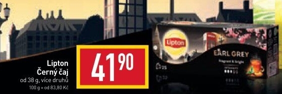 Čaj černý Lipton
