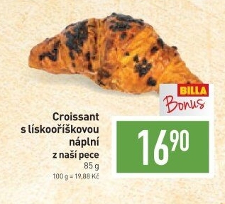 Croissant s náplní