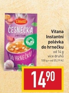 Instantní polévka do hrnečku Vitana