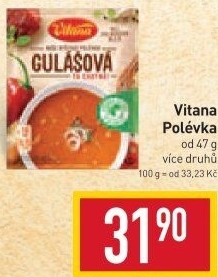 Instantní polévky Vitana