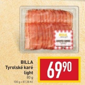 Karé tyrolské Billa