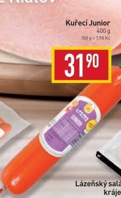 Kuřecí salám Junior DZ Klatovy