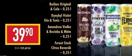 Míchaný nápoj Božkov original &amp