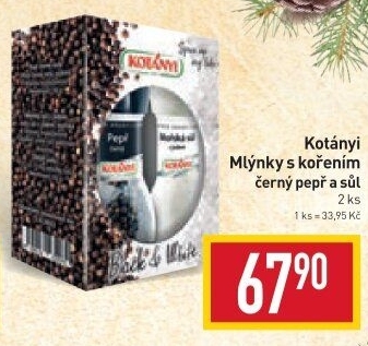 Mlýnek sůl a pepř Kotányi
