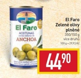 Olivy plněné El Faro