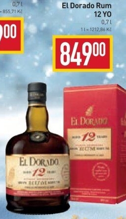 Rum 12 YO El Dorado