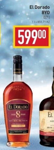 Rum 8 YO El Dorado