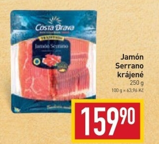 Šunka Jamón Serrano Costa Brava