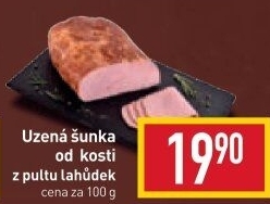 Šunka uzená od kosti Kostelecké uzeniny