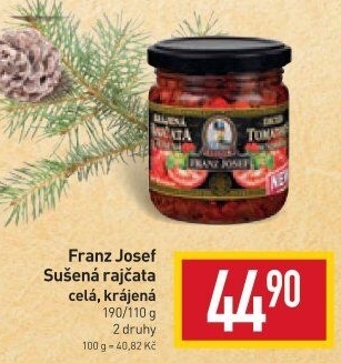 Sušená rajčata v oleji Exclusive Franz Josef Kaiser