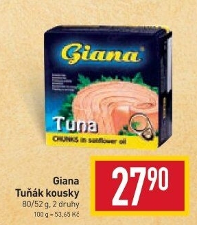 Tuňák kousky Giana