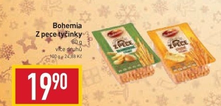 Tyčinky Z pece Bohemia Chips