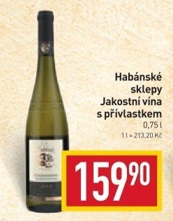 Vína Habánské sklepy - přívlastková