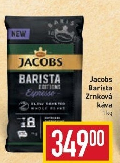 Zrnková káva Barista Jacobs