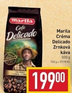 Zrnková káva Crema Delicado Marila