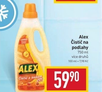 Čistič na podlahy Alex