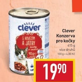 Konzerva pro kočky Clever