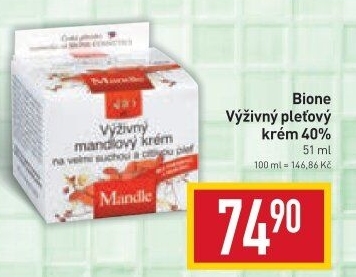 Krém pleťový výživný Bione Cosmetics