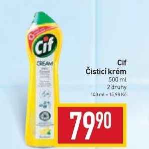 Krémový čistič Cif Cream