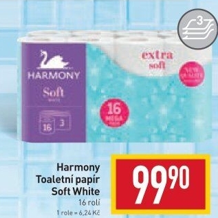 Toaletní papír 3vrstvý Harmony