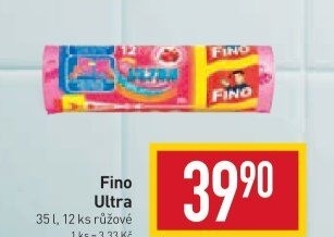 Zatahovací pytle na odpadky Ultra 35 l Fino