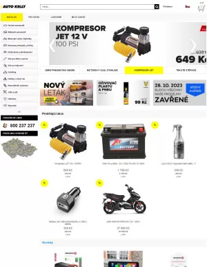 akční leták Auto Kelly 24.10.2023-30.10.2023