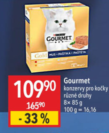 Konzerva pro kočky Gold Gourmet Purina