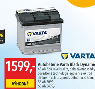 Autobaterie Black Dynamic Varta