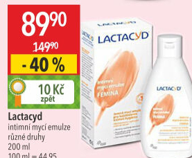 Intimní emulze Lactacyd