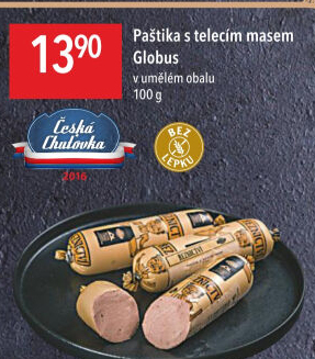 Paštika s telecím masem Játrovka Globus