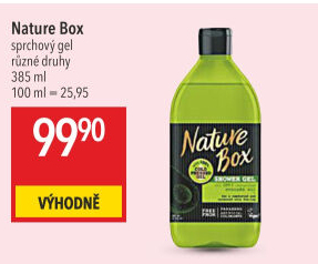 Sprchový gel Nature box