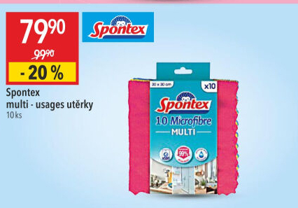 Utěrky Microfibre Multi-Usages Spontex